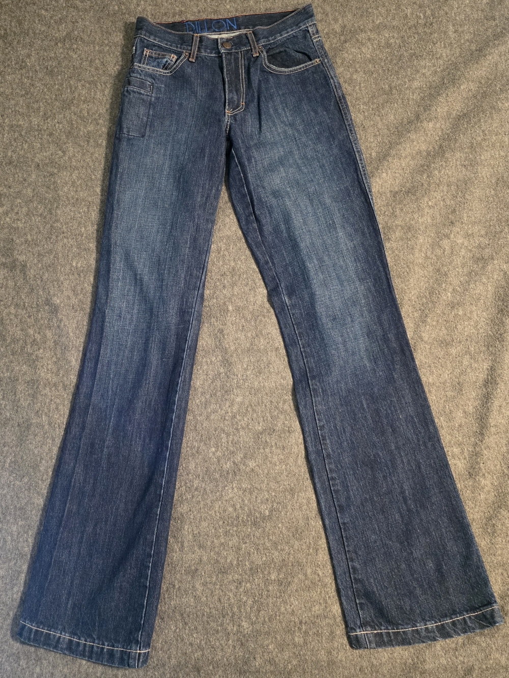 Men's Dark Blue Bootcut Jeans